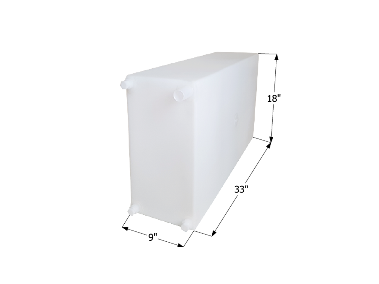 Fresh Water Tank WT2455 - 20 Gal. - 33" x 18" x 9" - ICON #12719