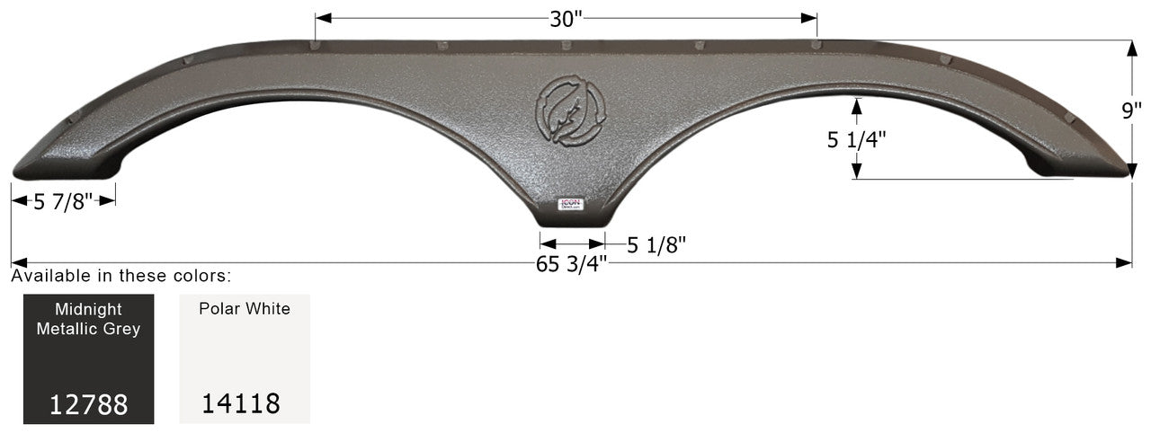 Evergreen Tandem Fender Skirt FS2788 - ICON (2 colors)