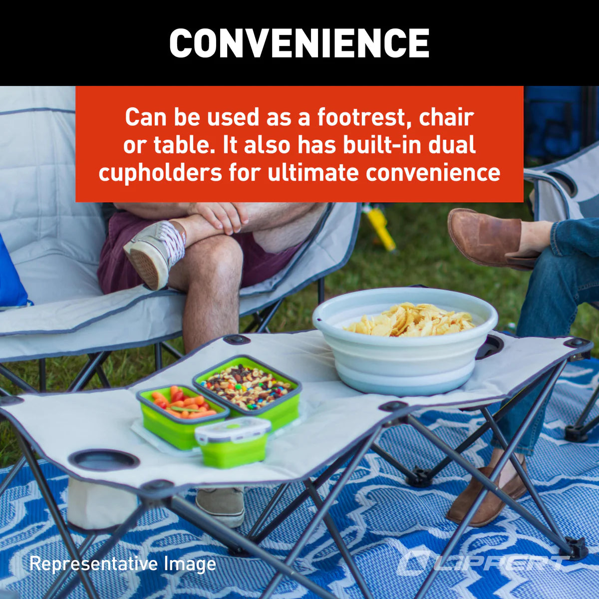 Campfire Ottoman - Sand  2021123292