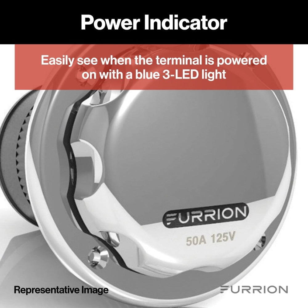 Furrion Marine Powersmart™ Inlet - 50A, 125/250V, Stainless Steel #F52INS-SS   2021123628