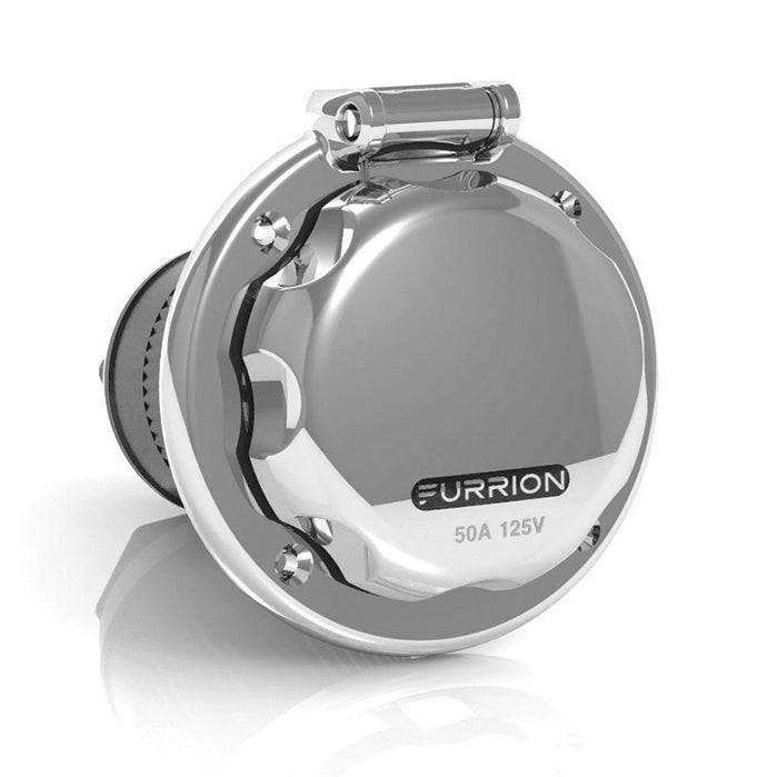 Furrion Marine Powersmart™ Inlet - 50A, 125/250V, Stainless Steel #F52INS-SS   2021123628