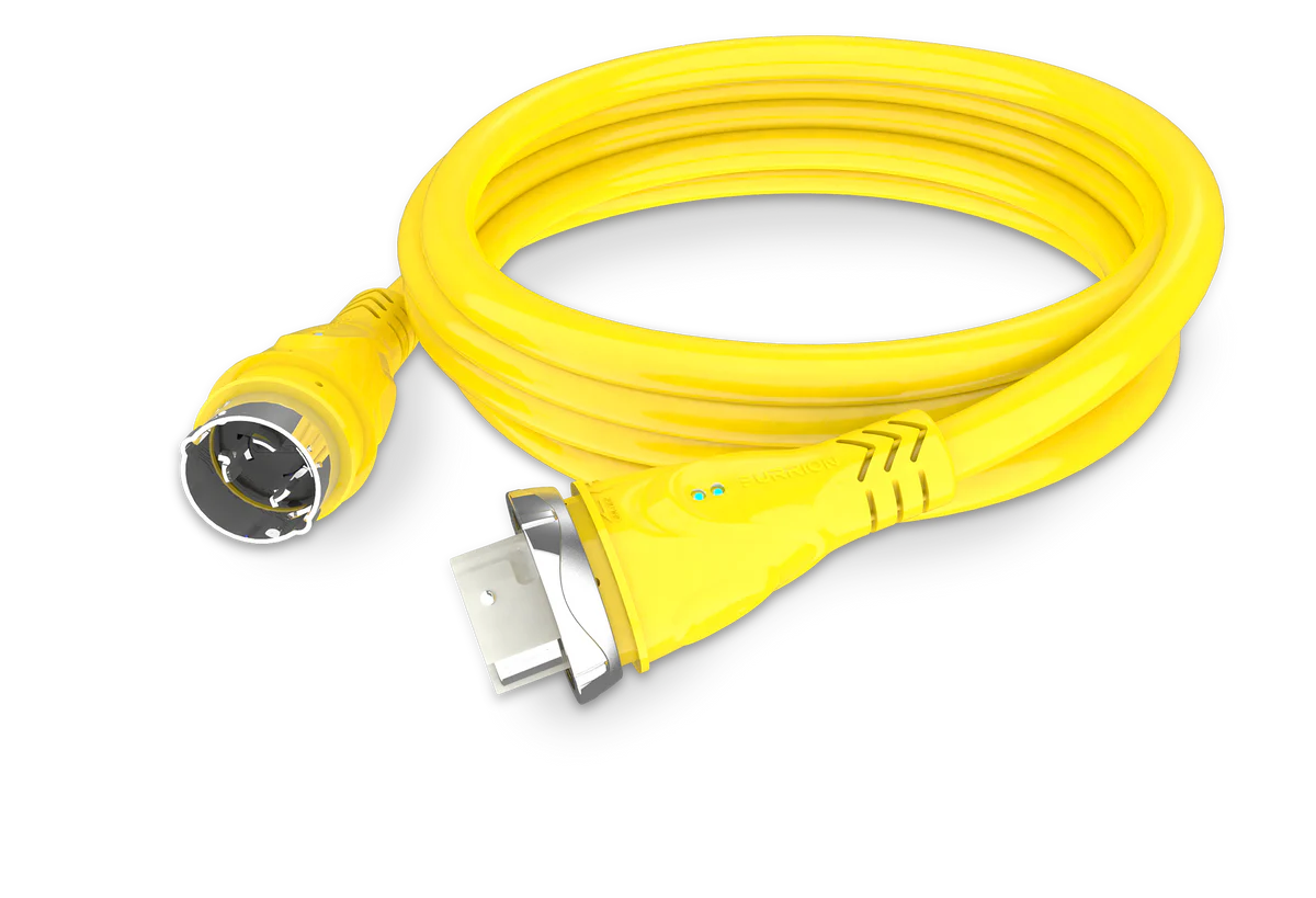 Furrion Marine Powersmart™ 50' RV Power Cord - 50A, 125/250V, Yellow #F50250-SY-AM  2021123650