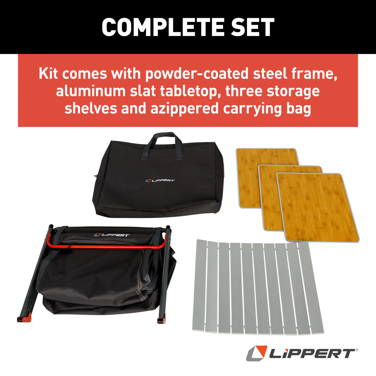 Lippert Camping Pantry - Dark Grey 2023053725