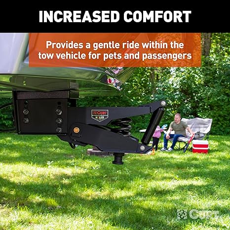 CURT Helux Coil-Spring 5th Wheel Pin Box, 3,500 lbs. Pin Weight, 18,000 lbs. Capacity #2024044569