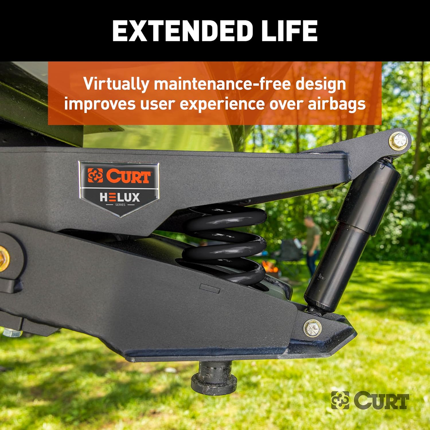 CURT Helux Coil-Spring 5th Wheel Pin Box, 4,000 lbs. Pin Weight, 24,000 lbs. Capacity #2024122233