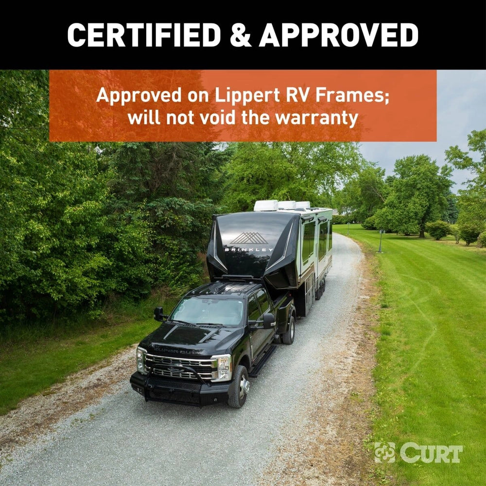 CURT Helux Coil-Spring Gooseneck Pin Box, 3,200 lbs. Pin Weight, 20,000 lbs. Capacity #2024044576