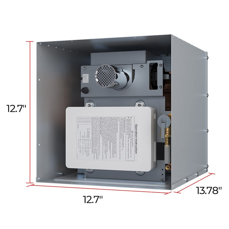 Fogatti Water Heater; InstaShower 8 Plus, LP, On Demand/ Tankless Model FS08B1S - INSTASHOWER 8 PLUS