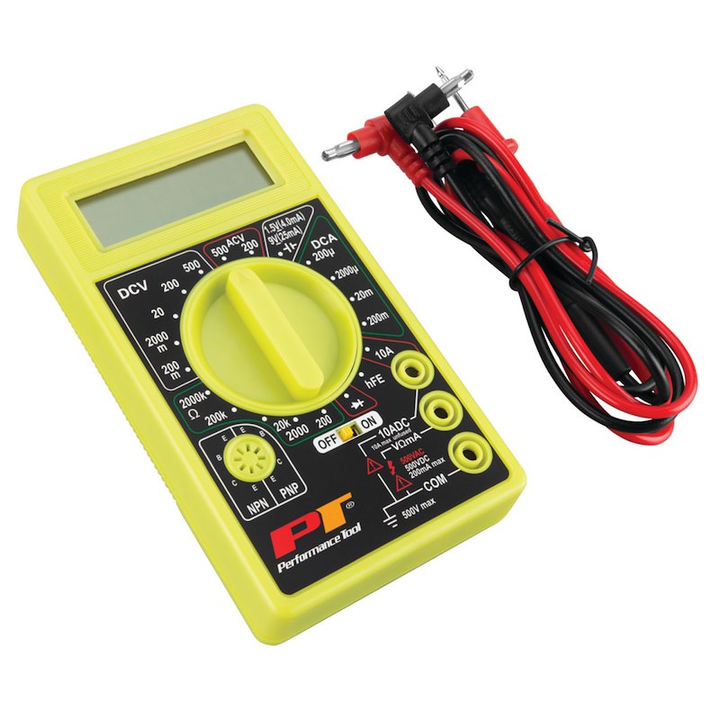 Electrical Multi-Tester; AC/ DC Volt Measurement - Performance Tool W2974