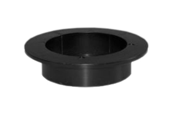 Holding Tank Fitting - 2" Black Flush Slip Fitting HW/SLF-200 - ICON #00422