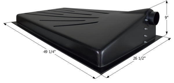 Holding Tank Left End Drain HT610ED - 29 gal. - 26 1/2" x 49 1/4" x 9" - ICON #01588