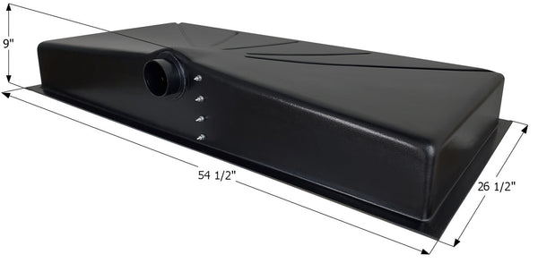 Holding Tank Center Side Drain HT700SD - 31 Gal. - 26 1/2" x 54 1/2" x 9" - ICON #01594