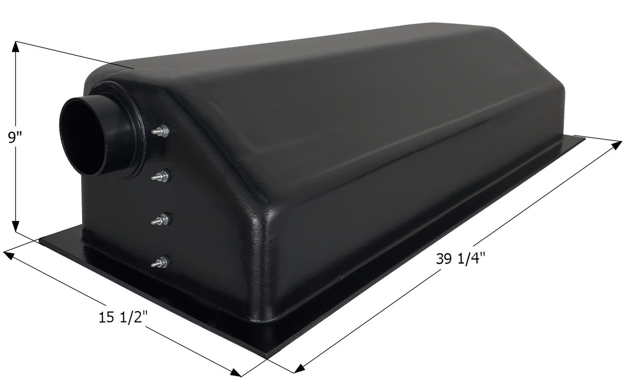 Holding Tank Right End Drain HT702ED - 14 gal. - 15 1/2" x 39 1/4" x 9" - ICON #01603