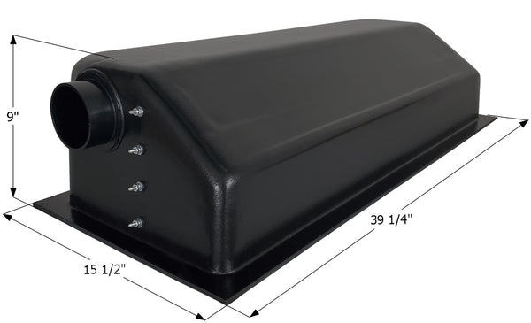 Holding Tank Right End Drain HT702ED - 14 gal. - 15 1/2" x 39 1/4" x 9" - ICON #01603