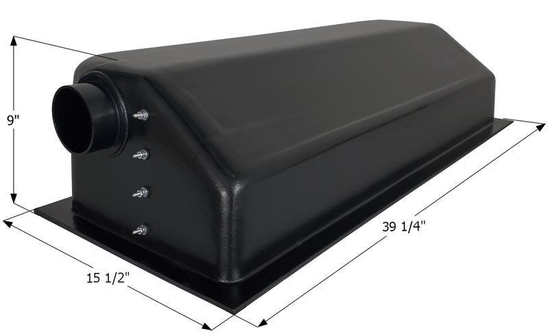 Holding Tank Right End Drain HT702ED - 14 gal. - 15 1/2" x 39 1/4" x 9" - ICON #01603