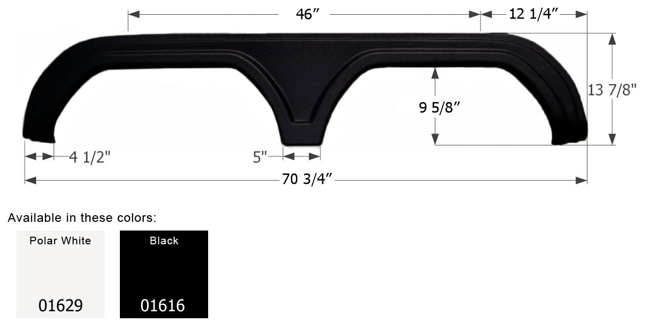 Gulf Stream Travel Trailer Fender Skirt FS764 - ICON  (2 colors)