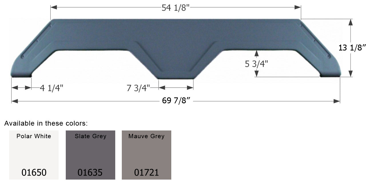 Glendale 5th Wheel Travel Trailer Fender Skirt FS777 - ICON  (3 colors - 01650, 01635, 01721)