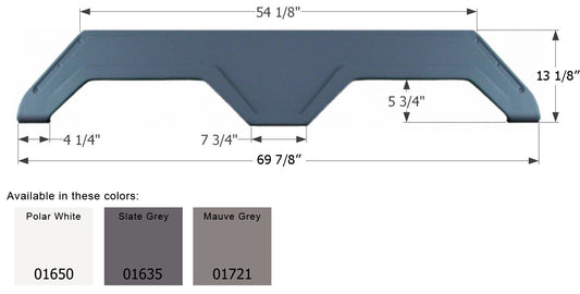 Glendale 5th Wheel Travel Trailer Fender Skirt FS777 - ICON  (3 colors - 01650, 01635, 01721)