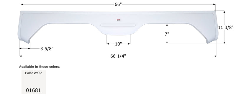 Gulf Stream 5th Wheel Travel Trailer Fender Skirt FS787 - ICON 01681