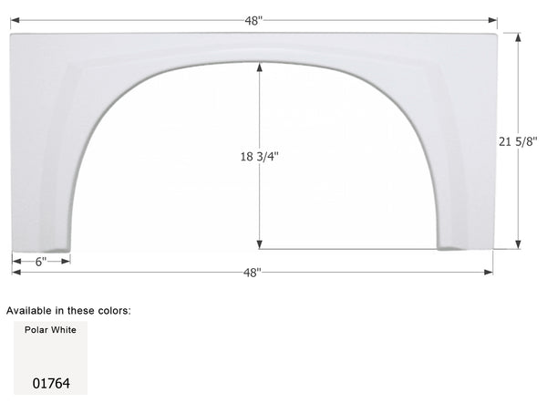 Gulf Stream Class A Single Fender Skirt FS1764 - ICON 01764