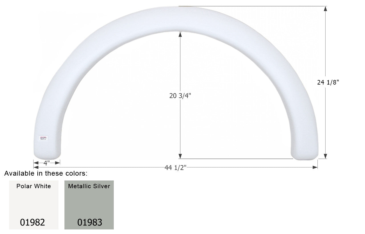 Coachmen Concord Single Fender Skirt FS1982 - ICON  (2 colors)