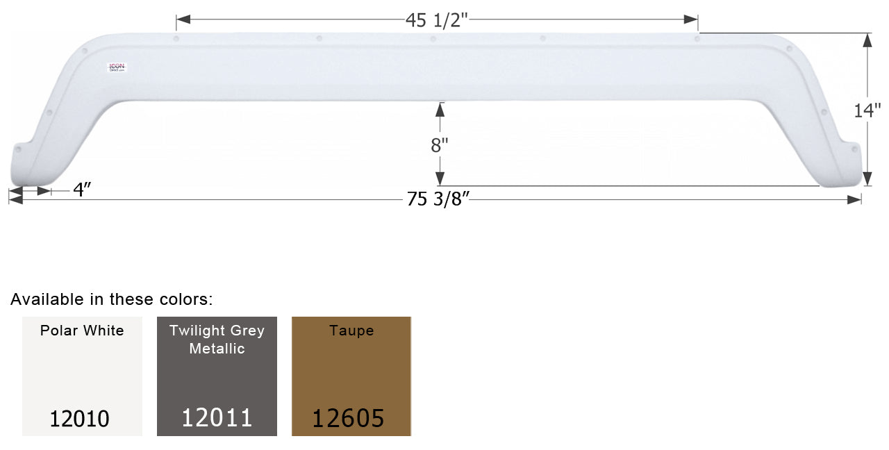 Dutchmen 5th Wheel Travel Trailer Fender Skirt FS2010 - ICON  (3 colors - 12010, 12011, 12605)