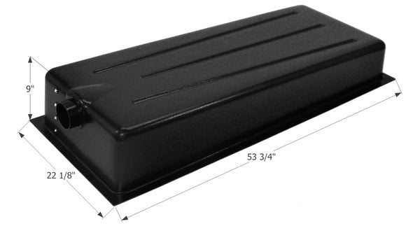 Holding Tank Center End Drain HT175BED - 29 gal. -  53 3/4" x 22 1/8" x 9" - ICON #12060