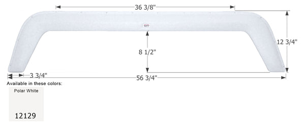 Forest River Travel Trailer Fender Skirt FS2129 - ICON 12129