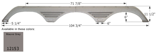 Forest River Triple Axle Fender Skirt FS2153 - ICON 12153