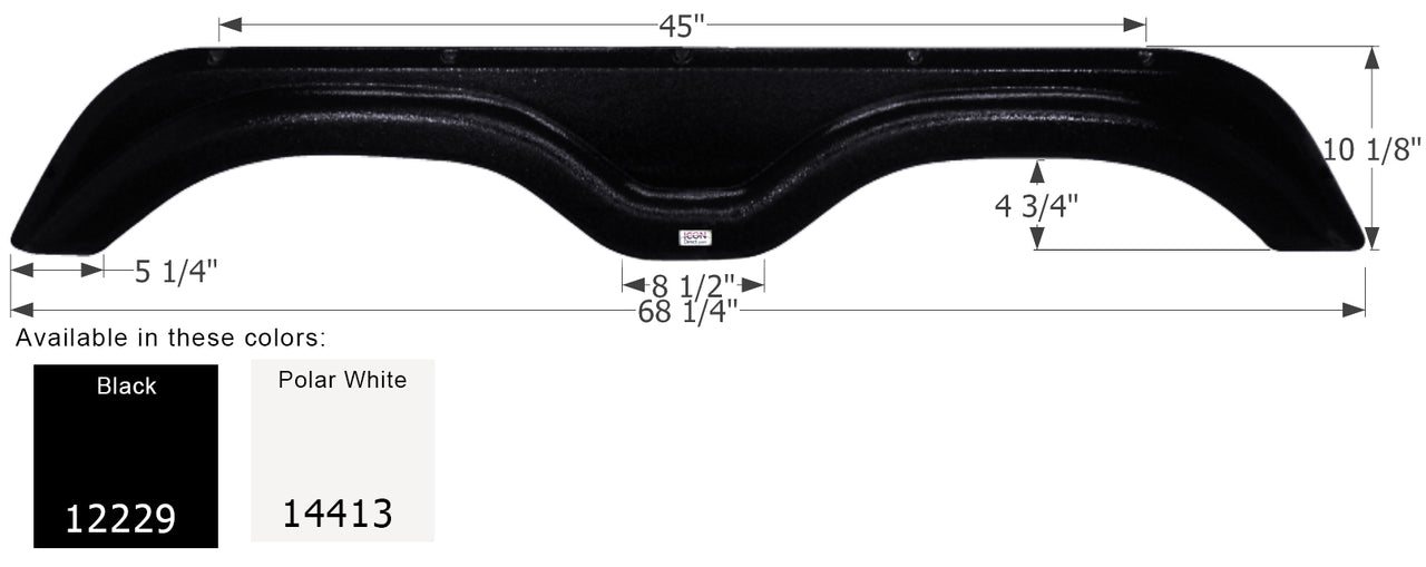 Holiday Rambler Tandem Fender Skirt FS2229 - ICON (2 colors)