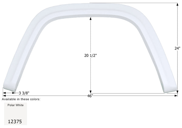 Gulf Stream Single Fender Skirt FS2375 - ICON 12375