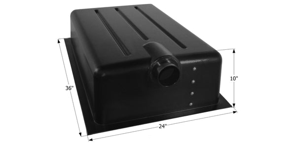 Holding Tank Center End Drain HT159ED - 22 Gal. -  36" x 24" x 10" - ICON #12376