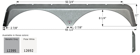 Jayco Tandem Fender Skirt FS2395 - ICON  (2 colors - 12395, 12692)