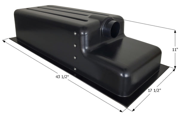 Holding Tank Recessed Drain HT264RE - 20 gal. - 43 1/2" x 17 1/2" x 11" - ICON #12418