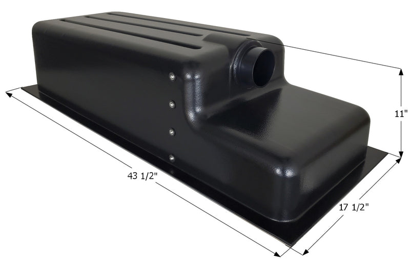 Holding Tank Recessed Drain HT264RE - 20 gal. - 43 1/2" x 17 1/2" x 11" - ICON #12418