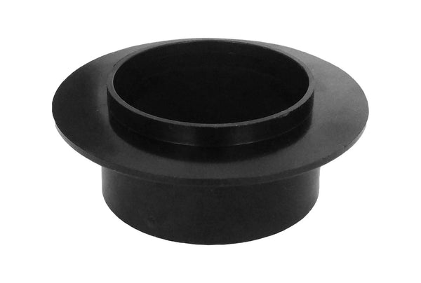 Holding Tank Fitting -  1 1/2" Black Raised Slip Fitting - ICON # 12447