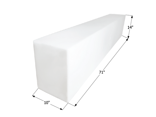 Fresh Water Tank WT2451/blank - 41 Gal. - 71" x 14" x 10" - ICON #12451