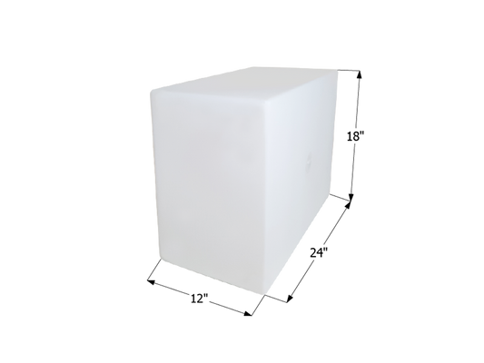 Fresh Water Tank WT2454/Blank - 20 Gal. - 24" x 18" x 12" - ICON #12454