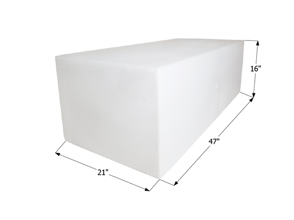 Fresh Water Tank WT2456/blank - 63 Gal. - 47" x 21" x 16" - ICON #12456