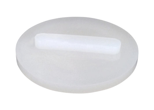 Water Tank Fitting - 1.9" OD/1.4" Pilot Spin Weld Patch - White - ICON #12480