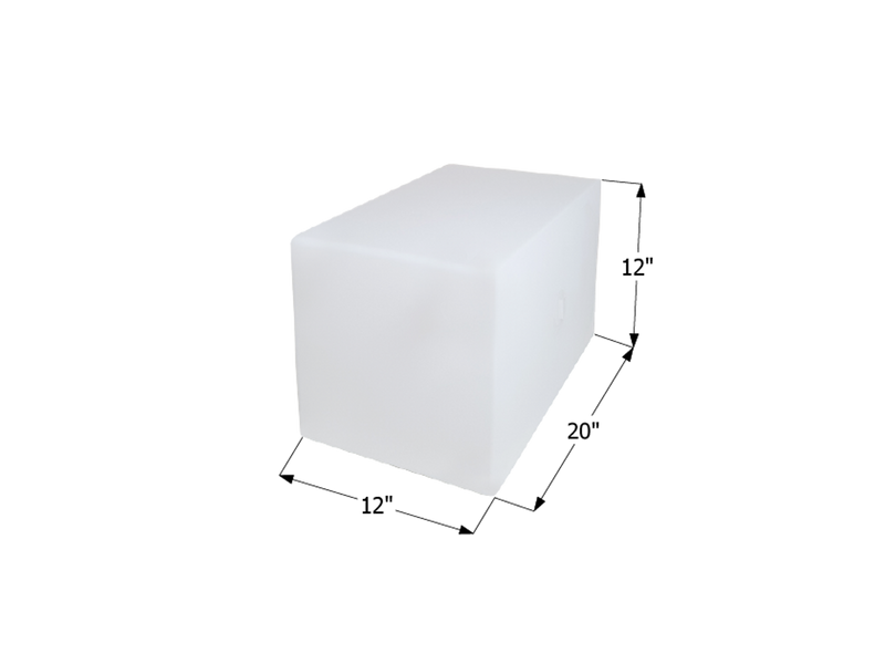 Fresh Water Tank WT2470/blank tank - 12 Gal. - 20" x 12" x 12" - ICON #12504