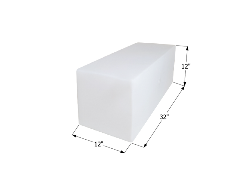 Fresh Water Tank WT2472/Blank Tank - 20 Gal. - 32" x 12" x 12" - ICON #12506