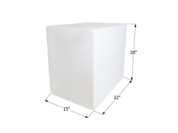 Fresh Water Tank WT2473/Blank Tank - 26 Gal. - 22" x 20" x 15" - ICON #12507