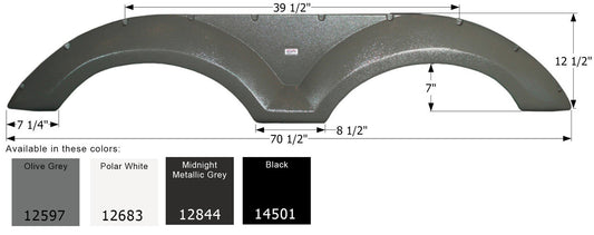 Coachmen Tandem Fender Skirt FS2597 - ICON  (4 colors - 12597, 12683, 12844, 14501)