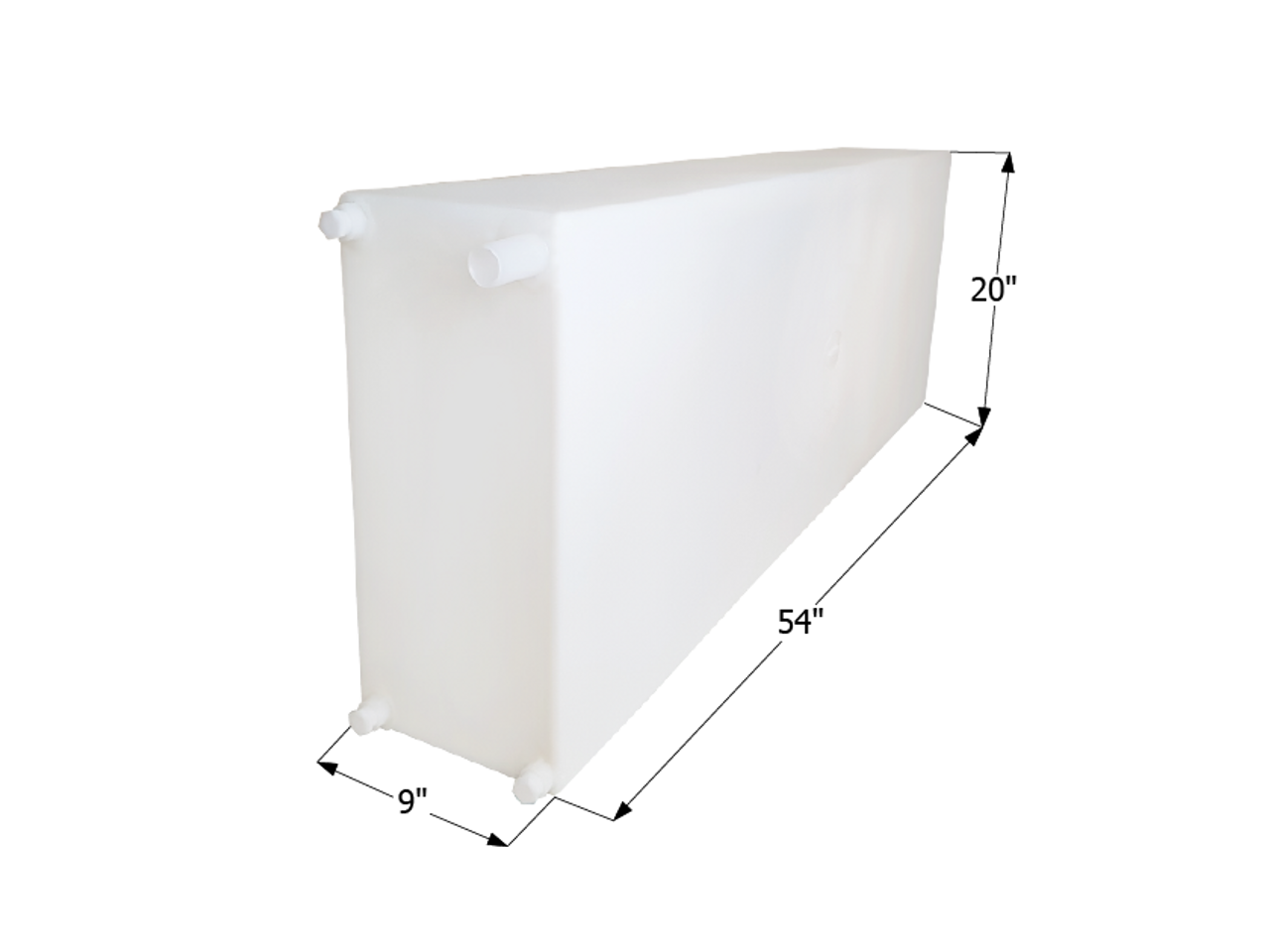 Fresh Water Tank WT2450 - 39 Gal. - 54" x 20" x 9" - ICON #12714