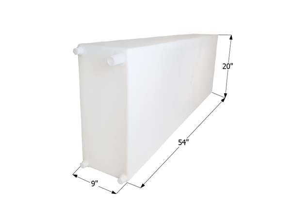 Fresh Water Tank WT2450 - 39 Gal. - 54" x 20" x 9" - ICON#12714