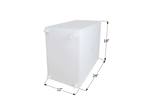 Fresh Water Tank WT2454 - 20 Gal. - 24" x 18" x 12" - ICON #12718
