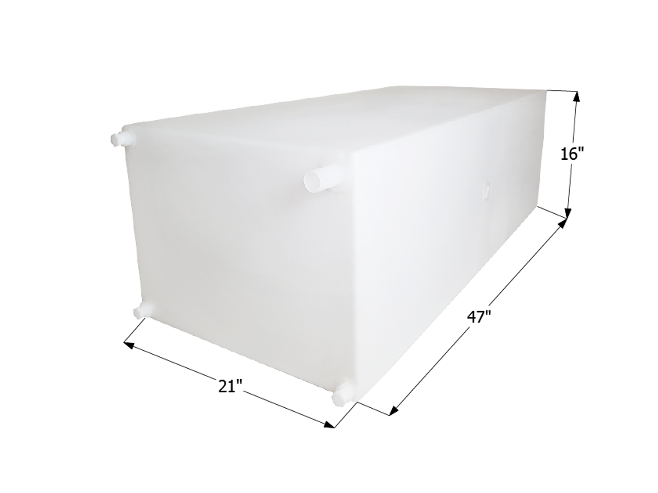 Fresh Water Tank WT2456 - 63 Gal. - 47" x 21" x 16" - ICON #12720