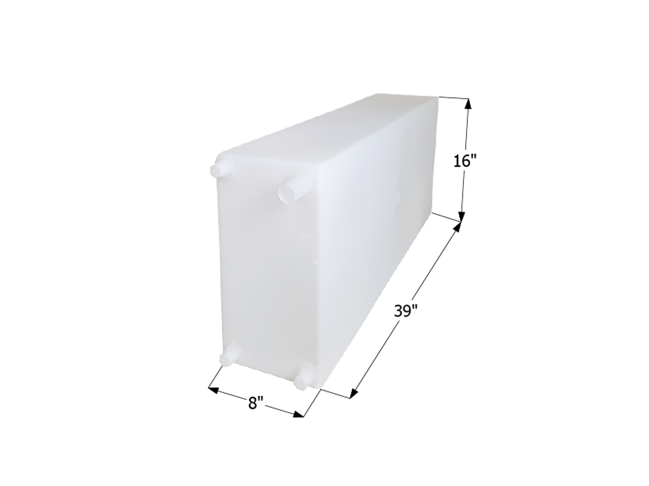 Fresh Water Tank WT2460 - 20 Gal. - 39" x 16" x 8" - ICON #12724