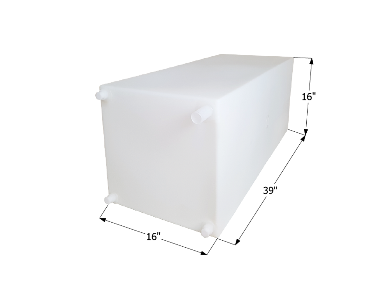 Fresh Water Tank WT2461 - 40 Gal. - 39" x 16" x 16" - ICON #12725