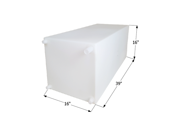 Fresh Water Tank WT2461 - 40 Gal. - 39" x 16" x 16" - ICON #12725